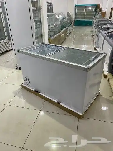 فريزرات BANCOOL مسطح سحاب أفقي زجاج أحجام 15