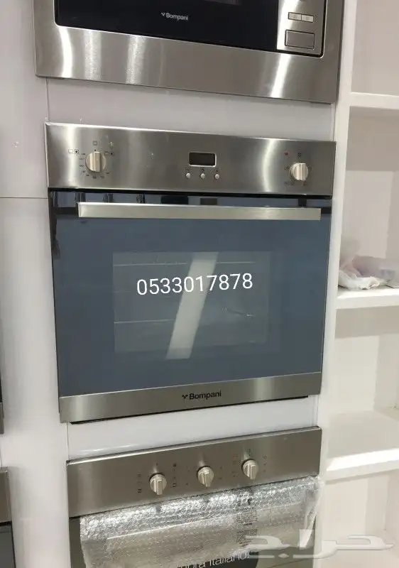 فرن 60 بومباني غاز ديجتال ايطالي بمروحه توزيع حراره 2