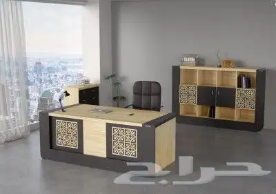 مكتبي مودرن  فخم  توصيل وتركيب  مكتب  مكاتب ك 7