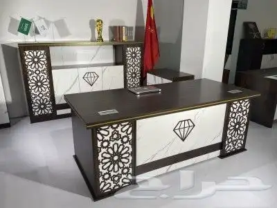 مكتبي مودرن  فخم  توصيل وتركيب  مكتب  مكاتب ك 9