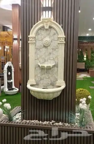 نوافير شلالات عشب 3