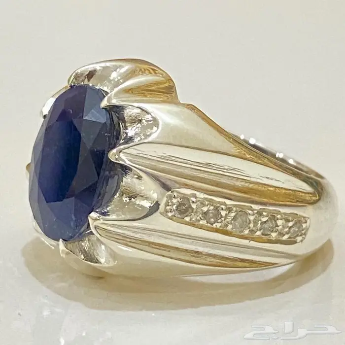 خاتم الزفير الافريقي الملكي مرصع بالالماس 4