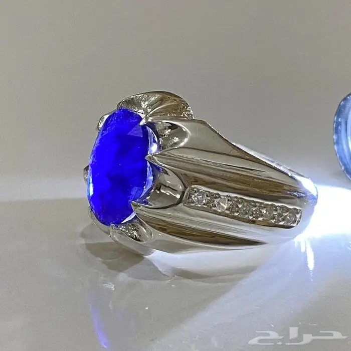 خاتم الزفير الافريقي الملكي مرصع بالالماس 8