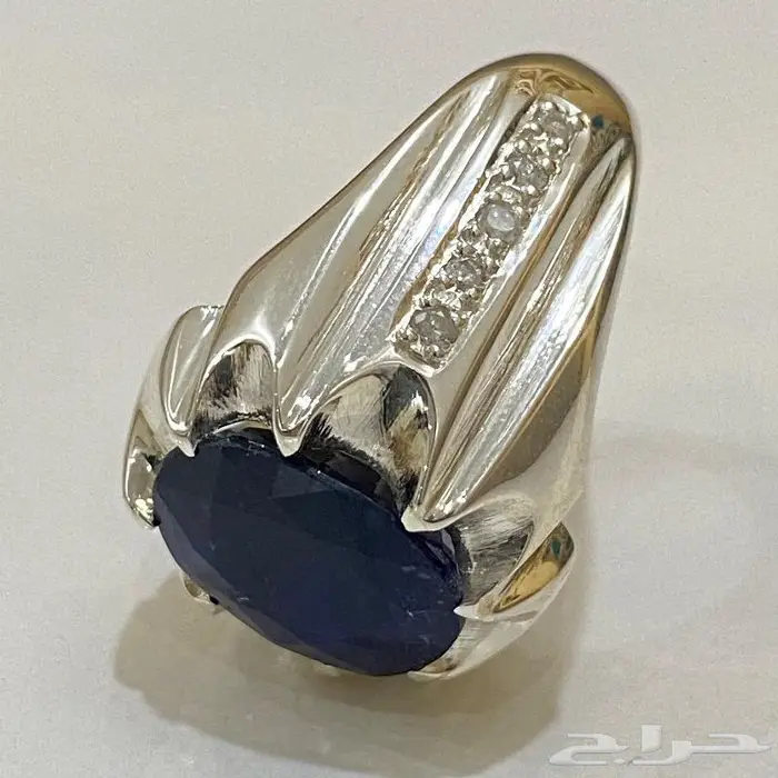 خاتم الزفير الافريقي الملكي مرصع بالالماس 7