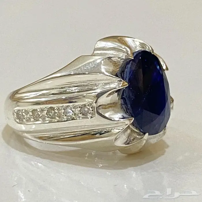 خاتم الزفير الافريقي الملكي مرصع بالالماس 0