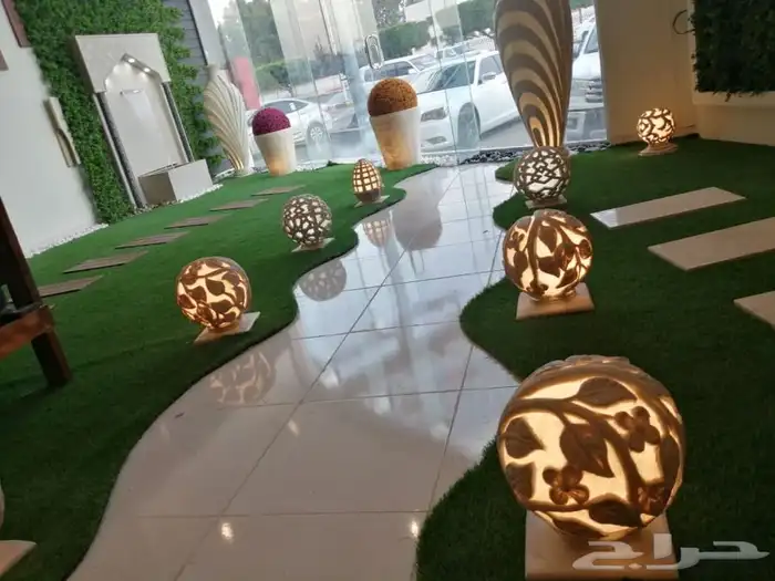 نوافير شلالات عشب 28