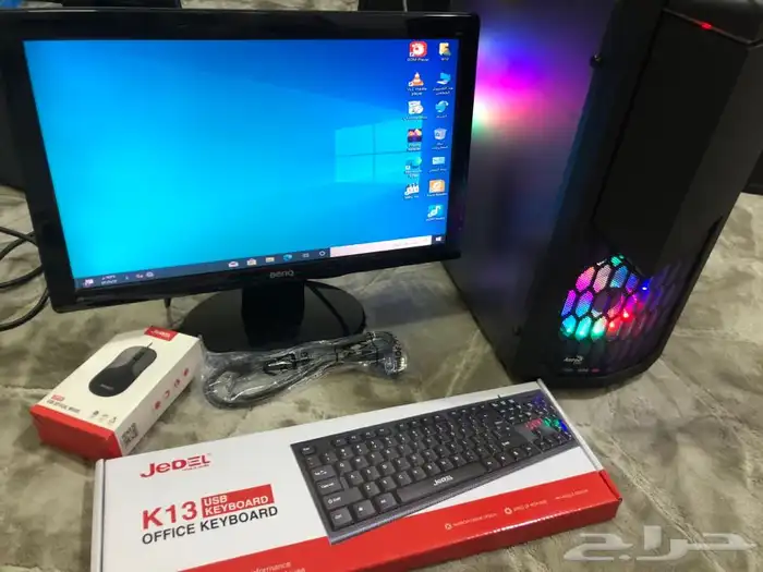 كمبيوتر i3 كمبيوترات كامل الاغراض مواصفات ممتازة مراوحRGB 15