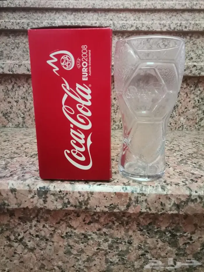 كأس زجاجي إصدار خاص وتذكاري من كوكا كوكا .. 0