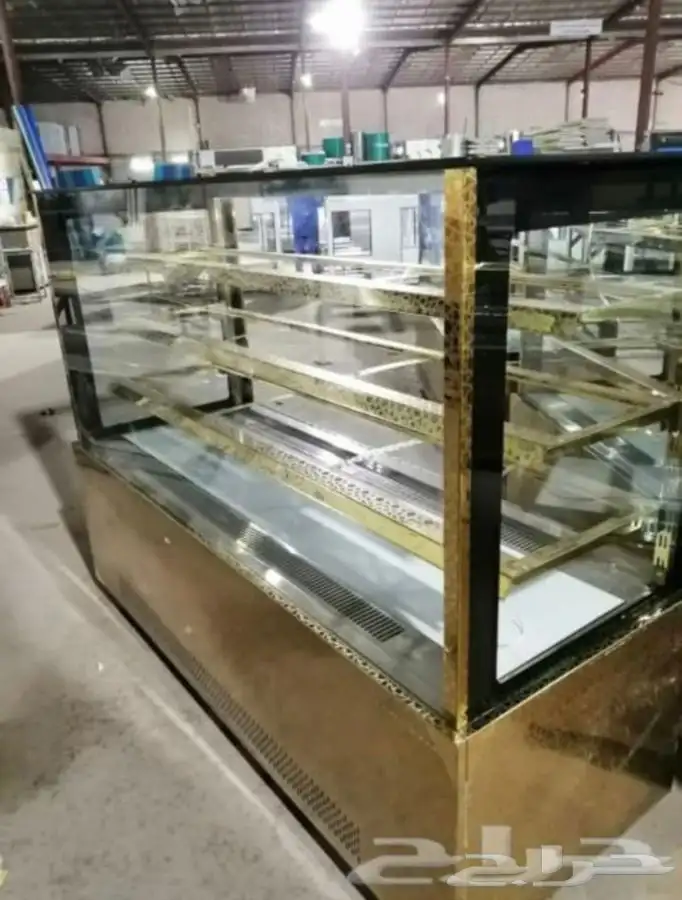 ثلاجات عرض ALFURAT استيل فضي أو ذهبي زجاج مربع 1