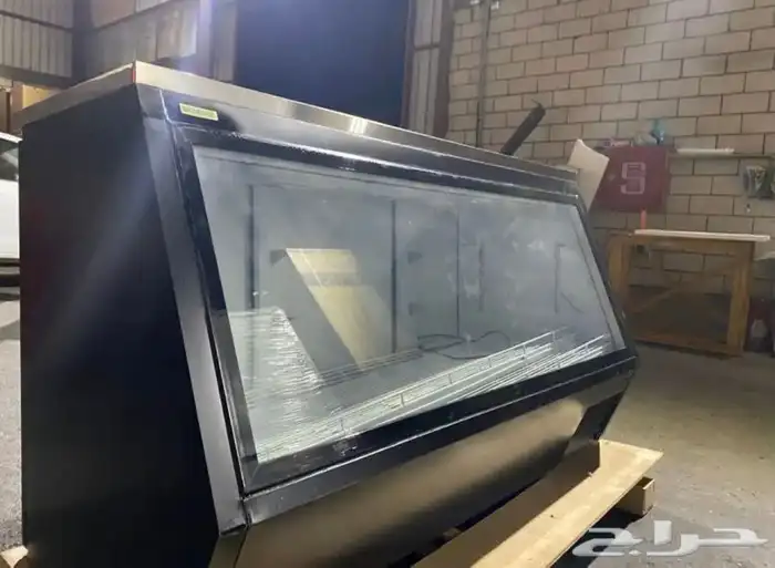 ثلاجة BANCOOL كاونتر مائل إستيل وأسود 15