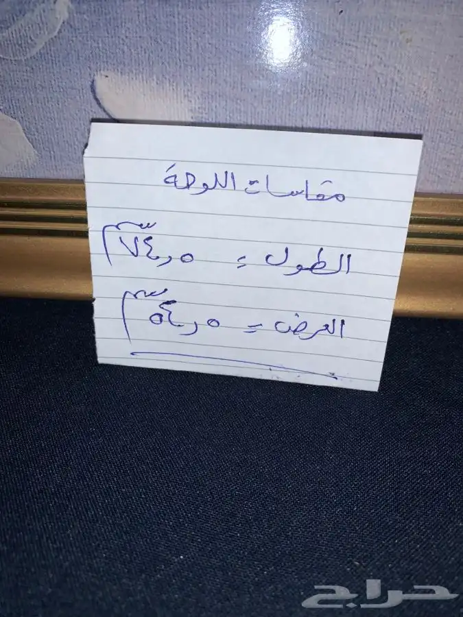 لوحة طباعة ببرواز ذهبي  نتج 11