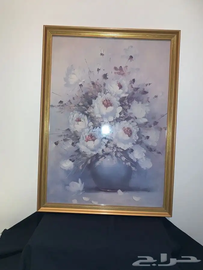 لوحة طباعة ببرواز ذهبي  نتج 0