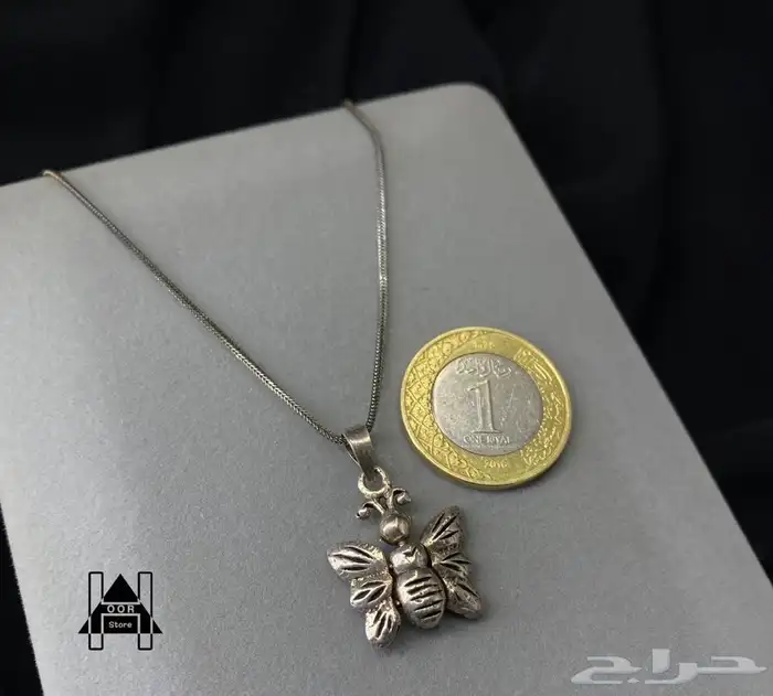 سلاسل فضه مع تعاليق ناعمة وراقية عيار 925تبدأ من 50 ريال 12