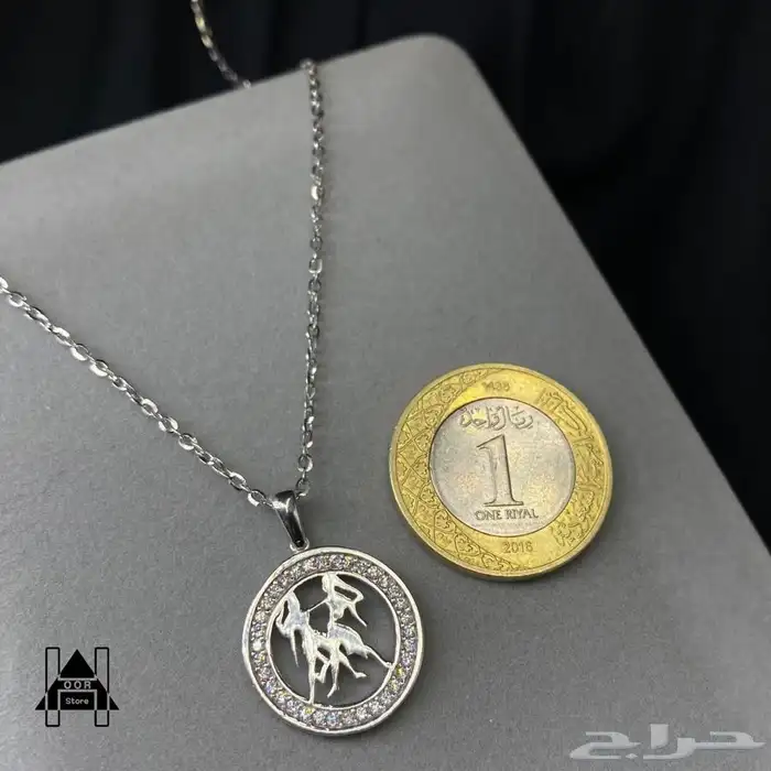 سلاسل فضه مع تعاليق ناعمة وراقية عيار 925تبدأ من 50 ريال 42