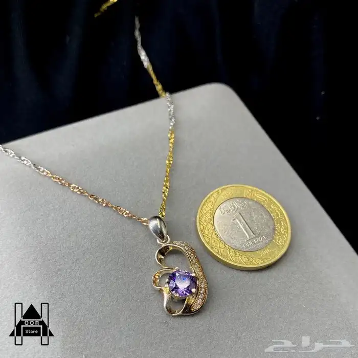 سلاسل فضه مع تعاليق ناعمة وراقية عيار 925تبدأ من 50 ريال 1