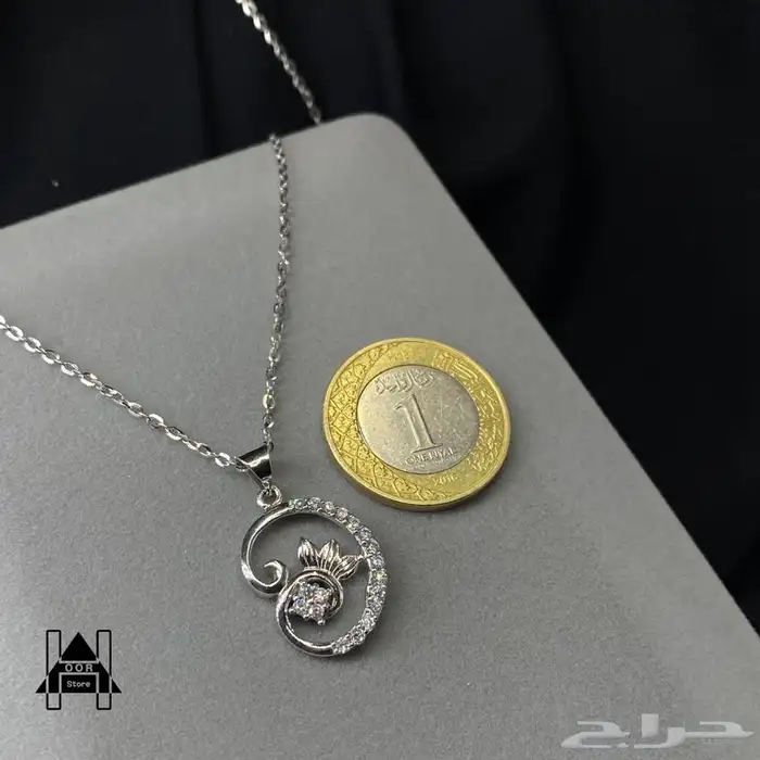 سلاسل فضه مع تعاليق ناعمة وراقية عيار 925تبدأ من 50 ريال 21