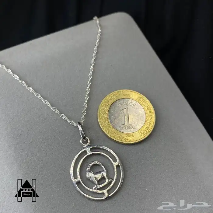 سلاسل فضه مع تعاليق ناعمة وراقية عيار 925تبدأ من 50 ريال 43