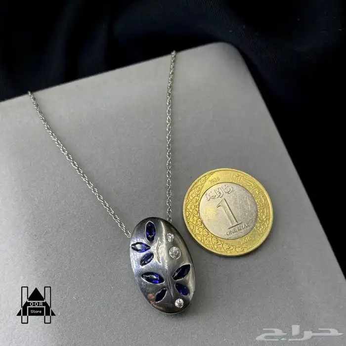 سلاسل فضه مع تعاليق ناعمة وراقية عيار 925تبدأ من 50 ريال 10