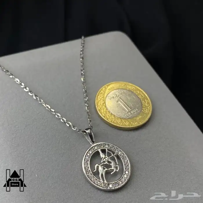 سلاسل فضه مع تعاليق ناعمة وراقية عيار 925تبدأ من 50 ريال 25