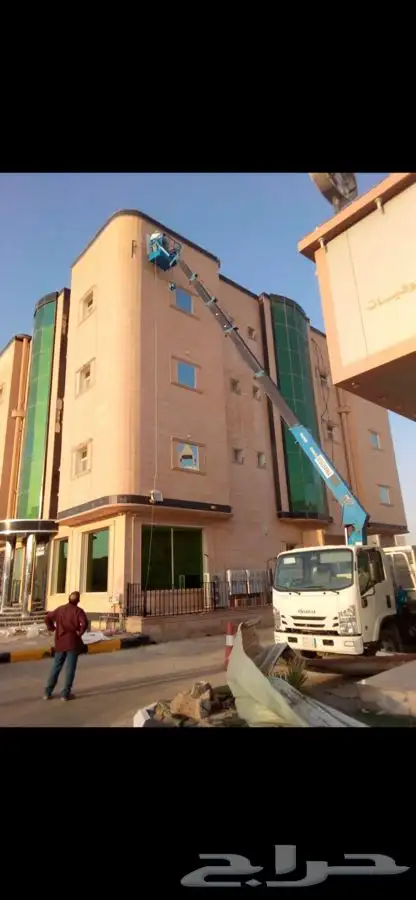 ونش كرين رافعه حفرالباطن سلة رفع عمال للأجار حفرالباطن 11
