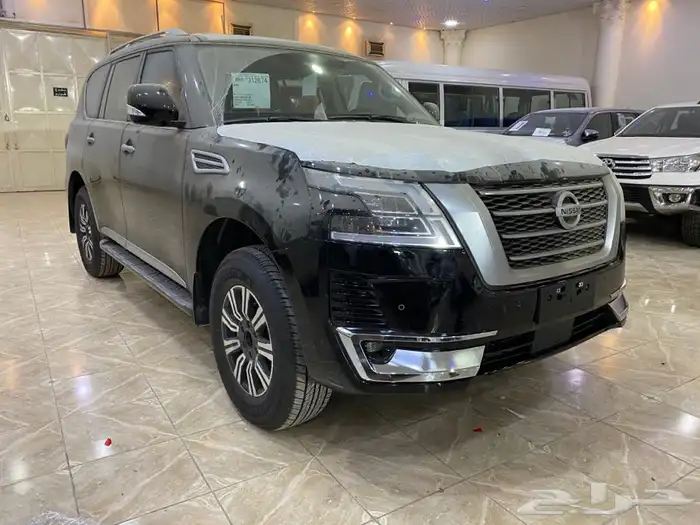 شبك باترول 2022نيسان بلاتينيوم صدام امامي اكسسوارت جنوط 5