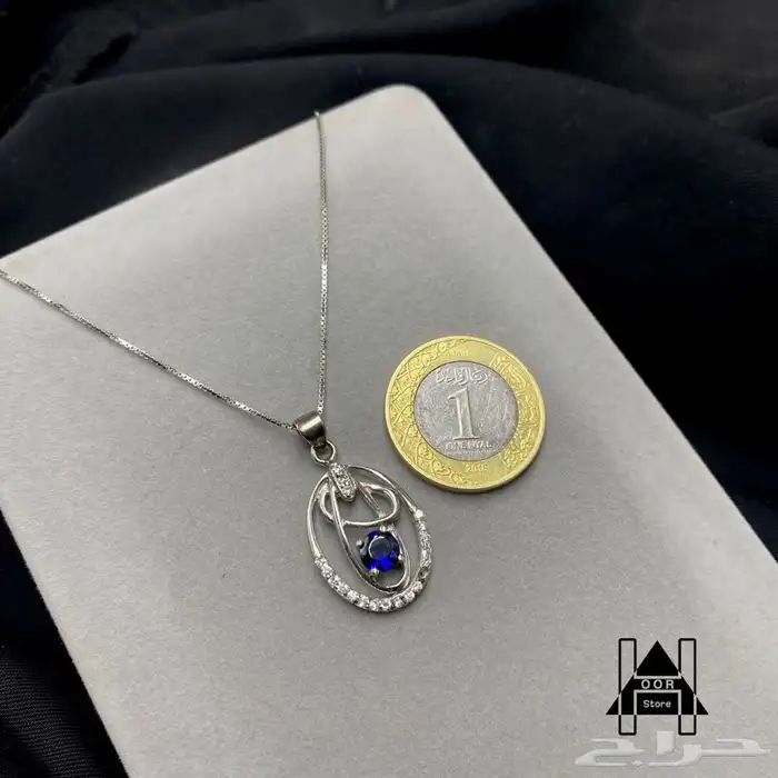 سلاسل فضه مع تعاليق ناعمة وراقية عيار 925تبدأ من 50 ريال 57