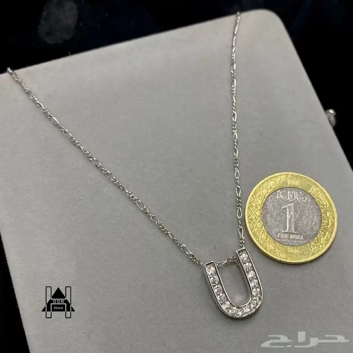 سلاسل فضه مع تعاليق ناعمة وراقية عيار 925تبدأ من 50 ريال 70