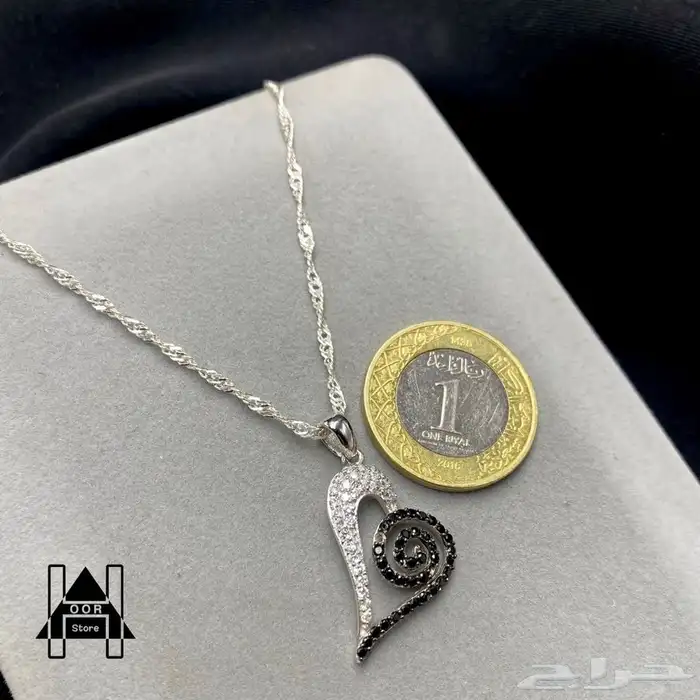 سلاسل فضه مع تعاليق ناعمة وراقية عيار 925تبدأ من 50 ريال 54