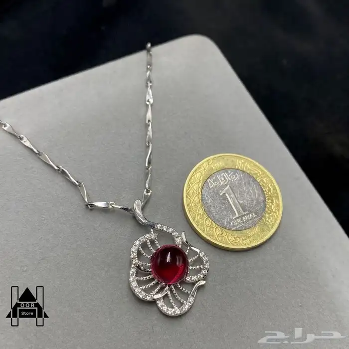 سلاسل فضه مع تعاليق ناعمة وراقية عيار 925تبدأ من 50 ريال 66
