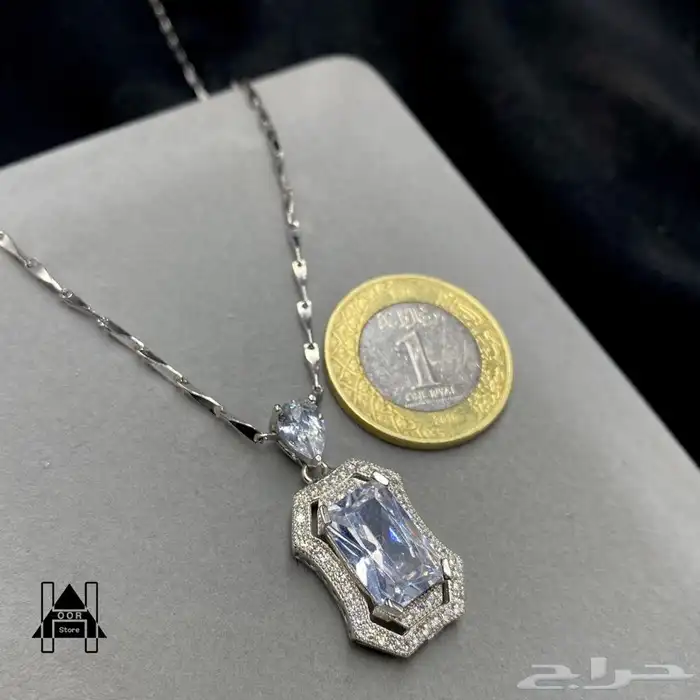 سلاسل فضه مع تعاليق ناعمة وراقية عيار 925تبدأ من 50 ريال 53