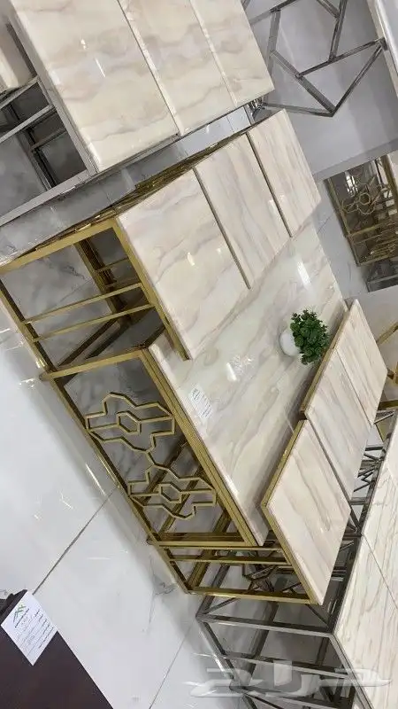 طاولات منزليه رخام ماليزي مع استيل 13