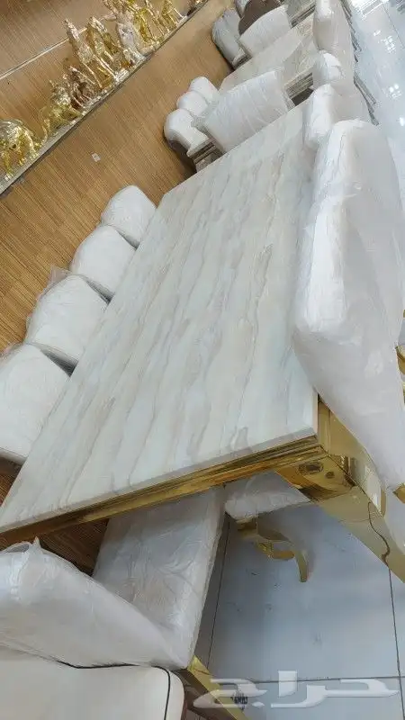 طاولات منزليه رخام ماليزي مع استيل 8