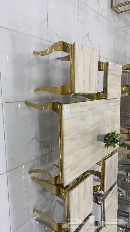 طاولات منزليه رخام ماليزي مع استيل 15