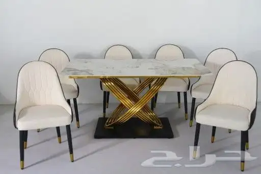طاولات منزليه رخام ماليزي مع استيل 6