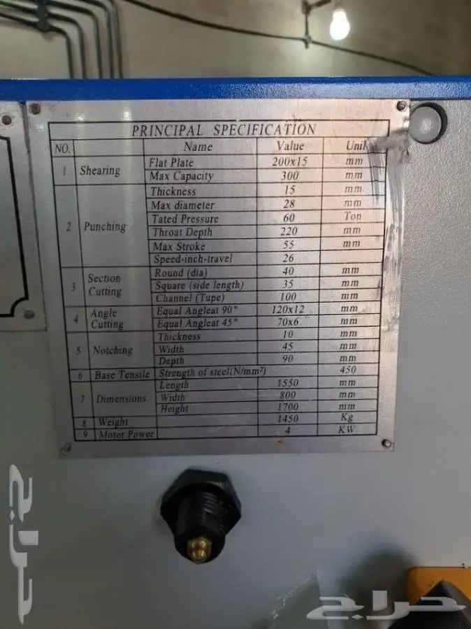 IRONWORKER ايرون وركر لقص الحديد والتخريم 7