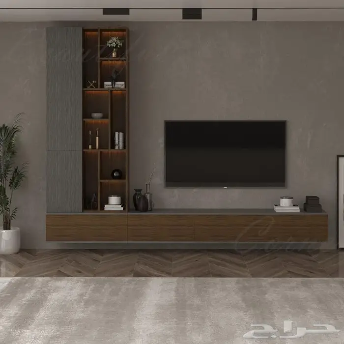 طاولة وديكور شاشه بعدة ألوان بالكرتون جديد وشحن مجاني 12