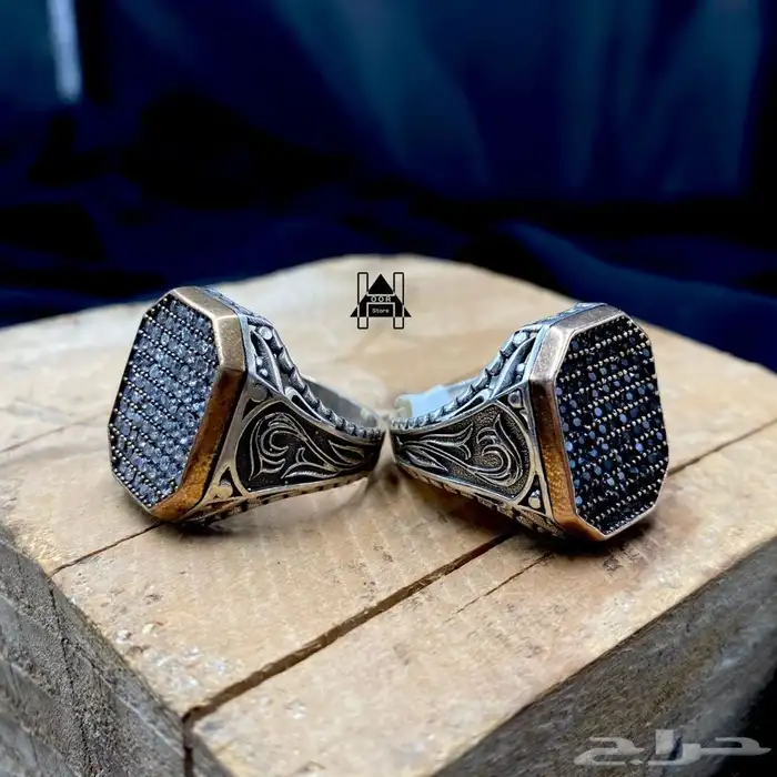 خواتم فضه ( Silver ) رجالية عيار 925 2