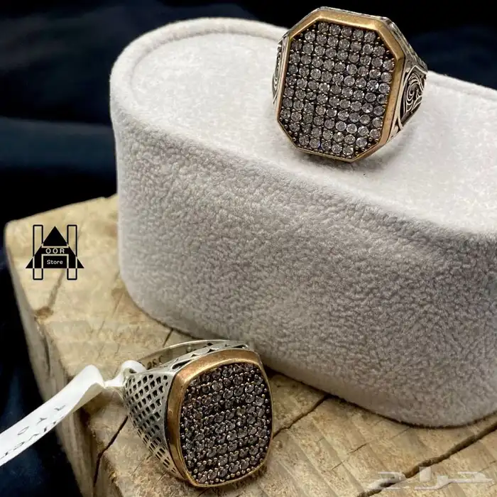 خواتم فضه ( Silver ) رجالية عيار 925 4