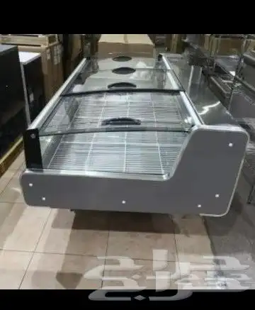 ثلاجات عرض لحوم طازجة باب سحاب زجاج 2