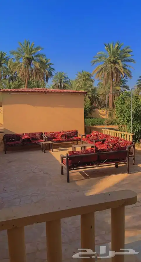 مزرعة مع مسبح و مبيت للايجار اليومي بسدير 1