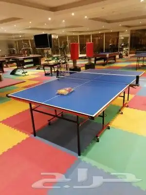 طاولات بلياردو وتنس وفرفيرة خشب قوي نخب اول 10