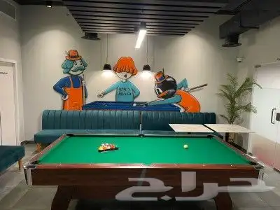 طاولات بلياردو وتنس وفرفيرة خشب قوي نخب اول 22