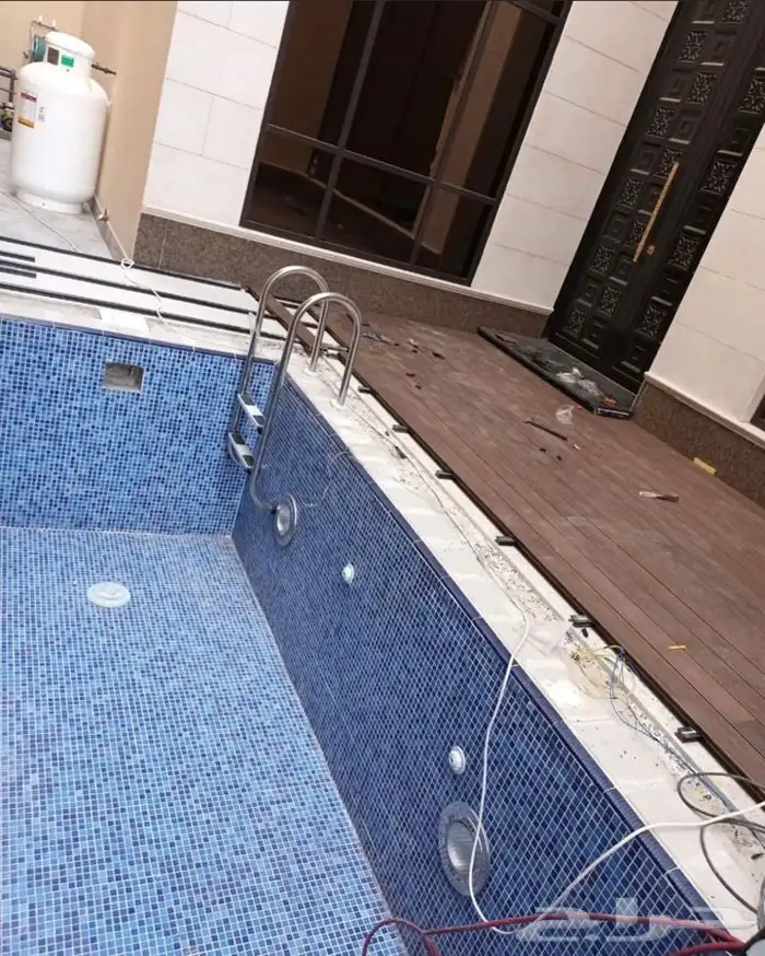 تكسيات خارجية wpc عشب صناعي بديل خشب خارجي 58