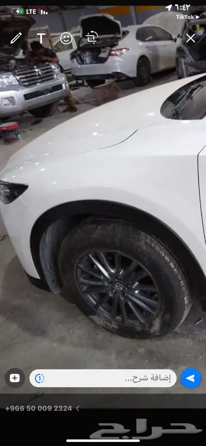 ورشه عزم الابداع لصيانه السيارات شفط وتعديل بدون بويه 18