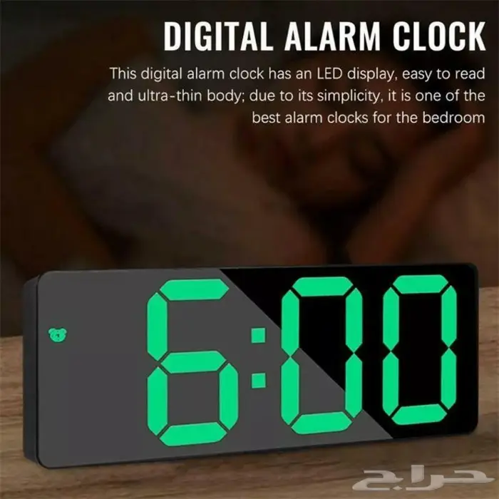 ساعة LED للمكتب والمنزل 3