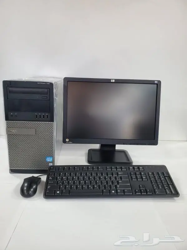 كمبيوتر مكتبي مستخدم ( DELL I3 ) كامل - السعر 650 0