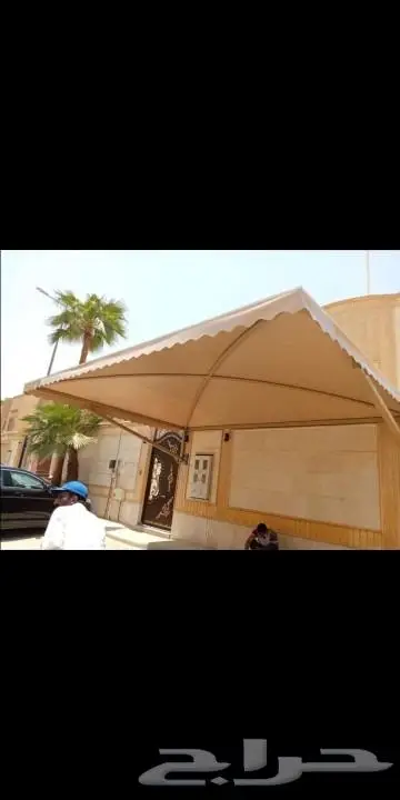 سواتر حديد مواقف سيارات مظلات هناجر 12