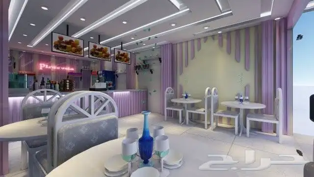 تصميم محل عصيرات وايس كريم 9