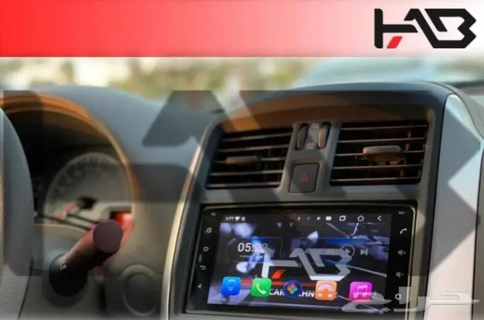 قسط بدون فوائد شاشة هاب نيسان صني بأحدث نظام 1