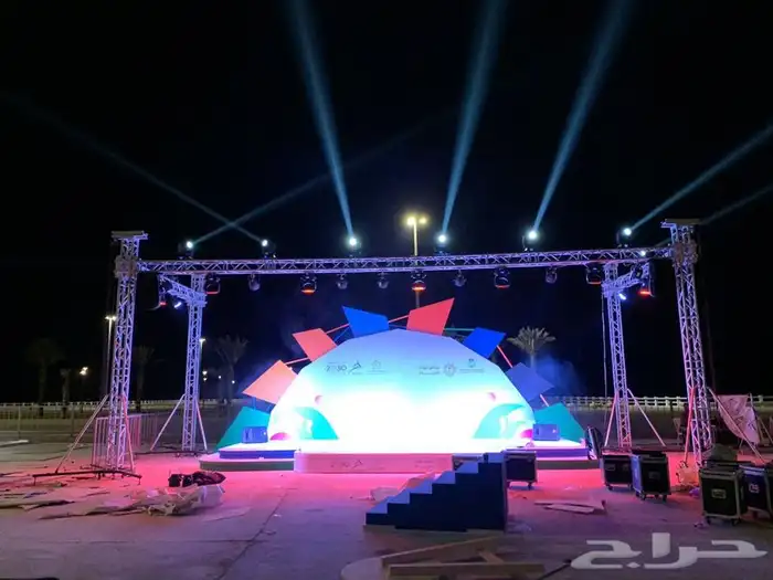 شاشات الحفلات بيع ايجار صوتيات اضاءات مسرح تراس 27
